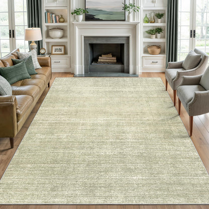 Valenrug Washable Rugs 5x7, Non Slip Large Area Rugs for Living Room, Beige