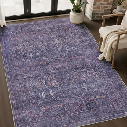 JOLLYVOGUE 5x7 Area Rugs for Living Room, Washable Rug, Beige